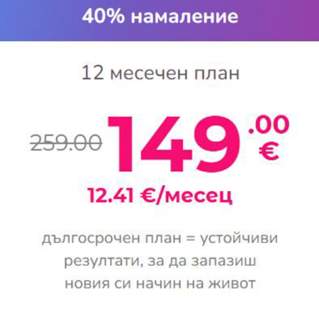 Онлайн фитнес студио "Прекрасна" - 1 година